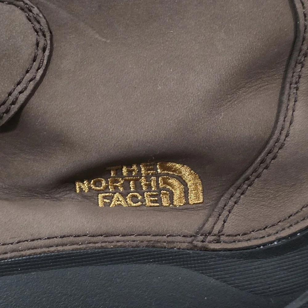 The North Face Mens Chilkat Waterproof Insulated Winter Snow Boots Brown Size 11